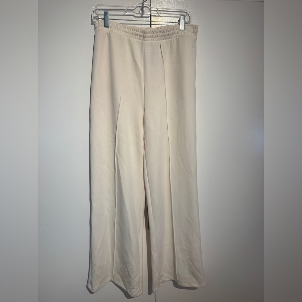 Victoria's Secret Cream Wide Leg Pants